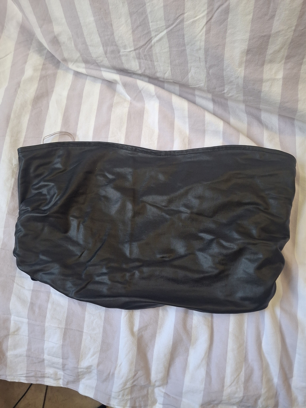Miss Selfridge Black Satin-Effect Mini Skirt